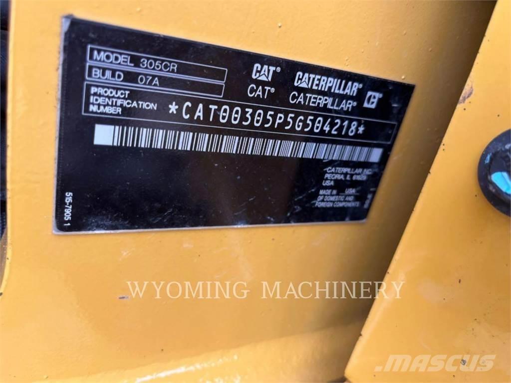 CAT 305 Vikšriniai ekskavatoriai