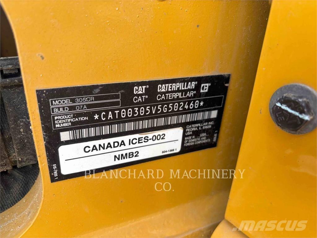 CAT 305 Vikšriniai ekskavatoriai