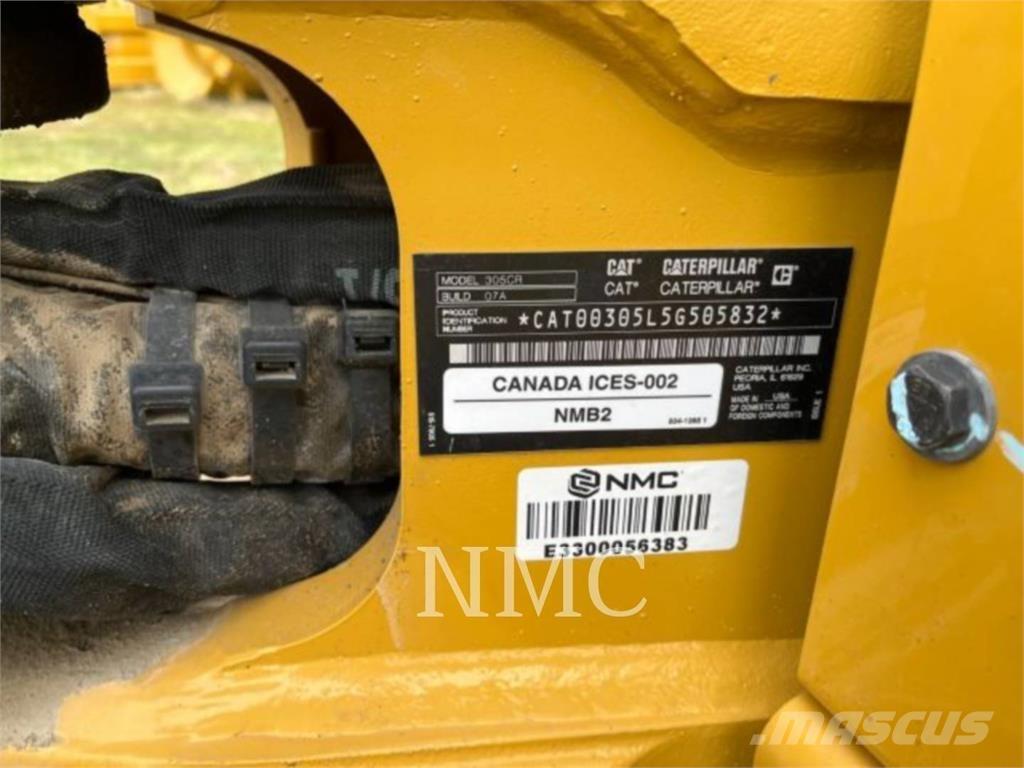 CAT 305-07CR Vikšriniai ekskavatoriai