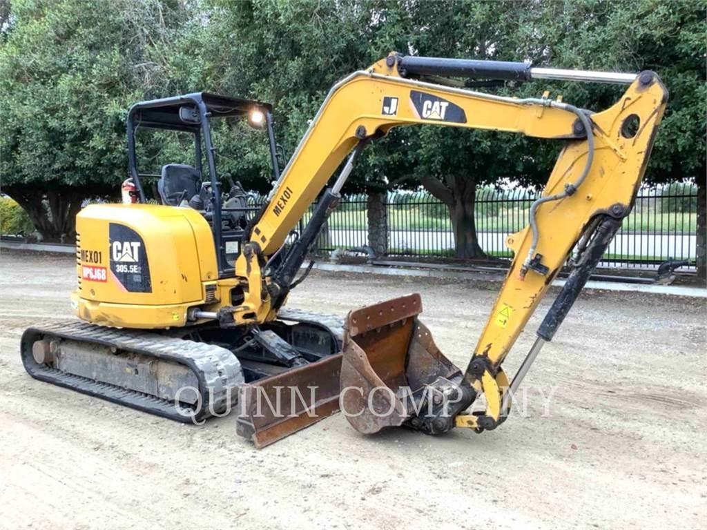 CAT 305.5E2 Vikšriniai ekskavatoriai