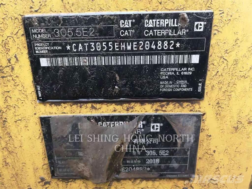 CAT 305.5E2 Vikšriniai ekskavatoriai
