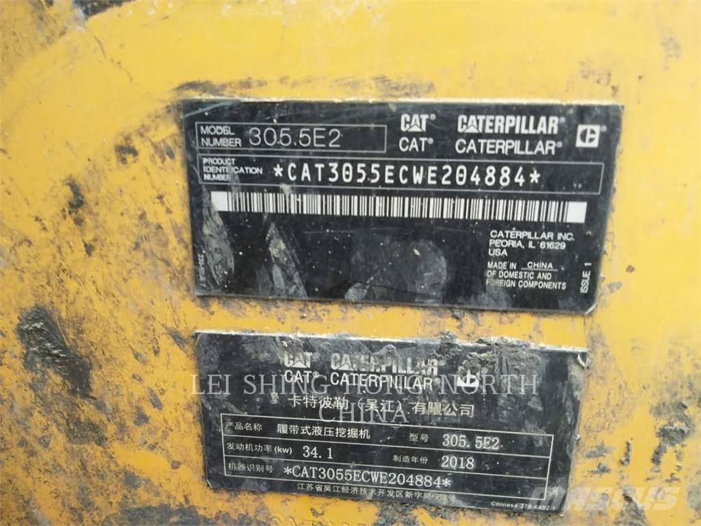 CAT 305.5E2 Vikšriniai ekskavatoriai