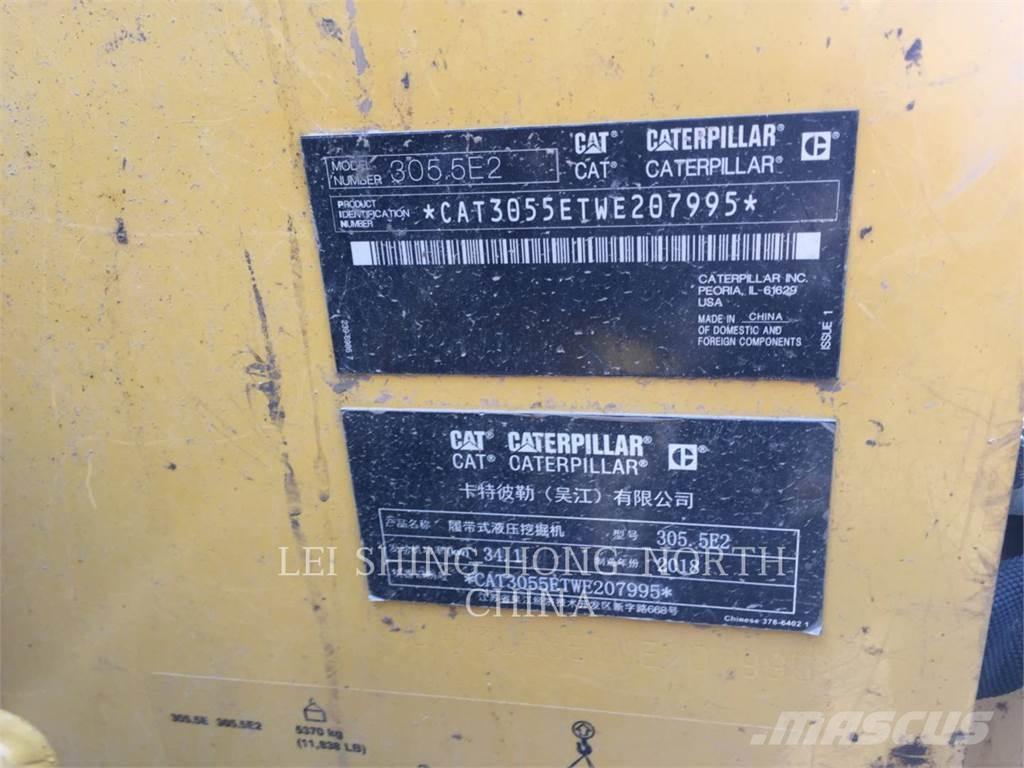 CAT 305.5E2 Vikšriniai ekskavatoriai