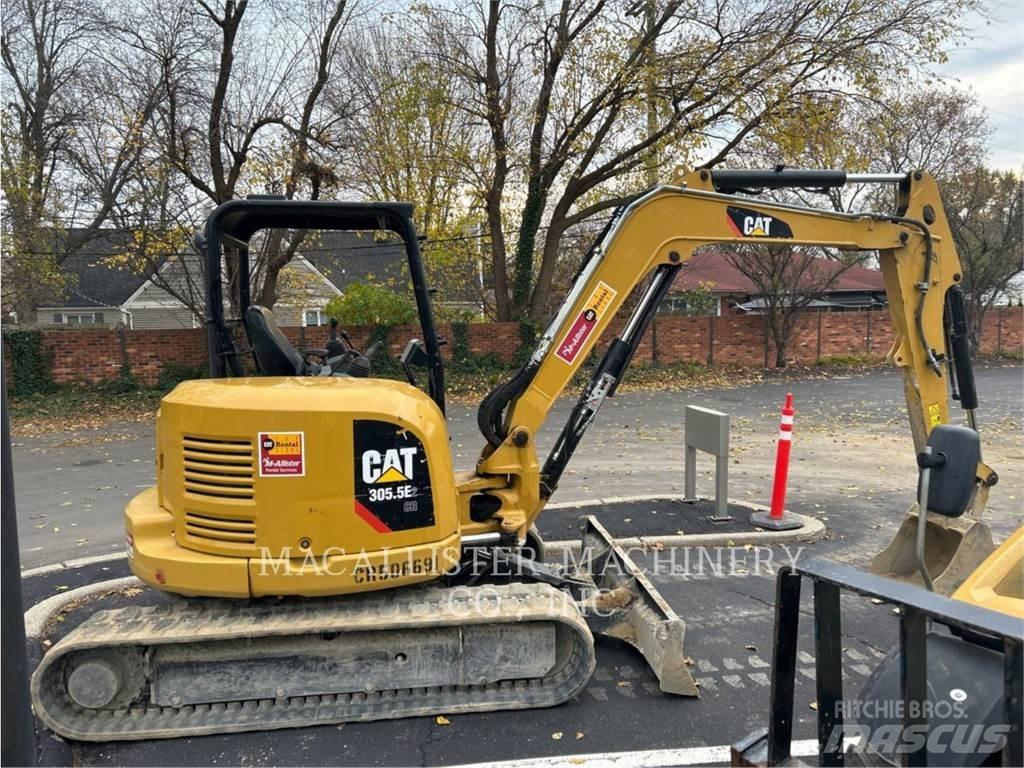 CAT 305.5E2CR Vikšriniai ekskavatoriai