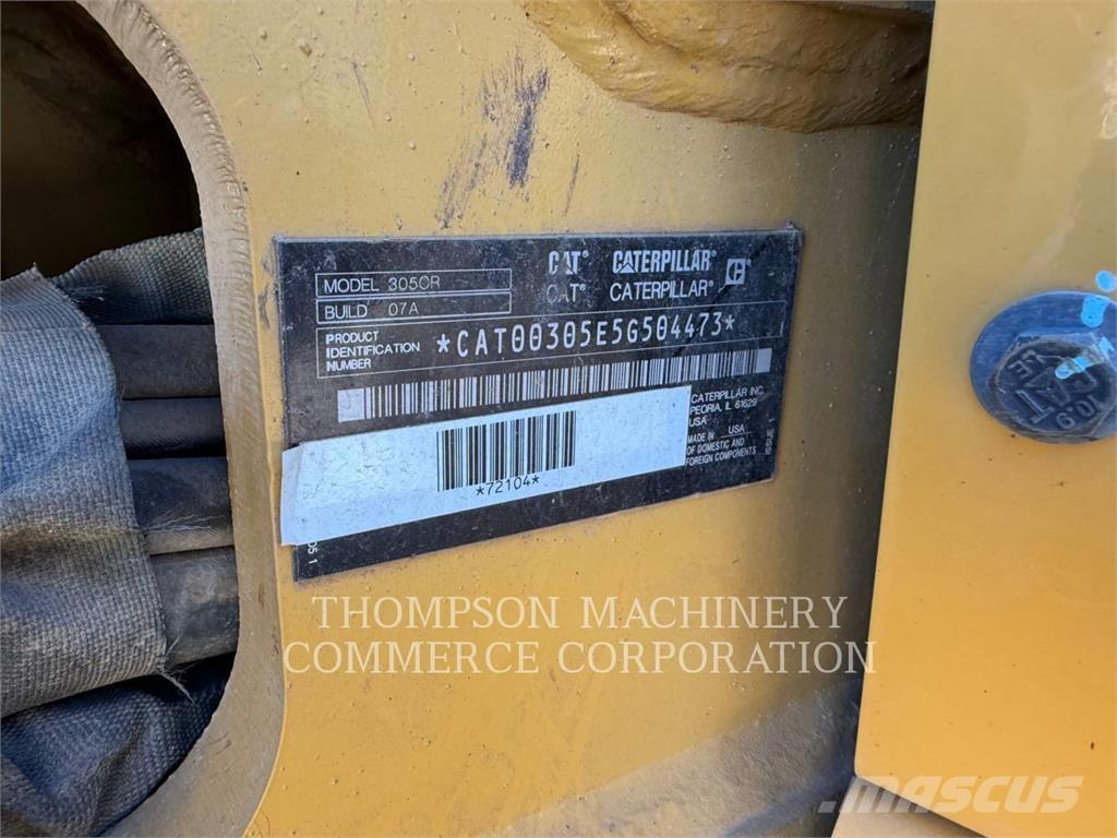 CAT 305 CR Vikšriniai ekskavatoriai