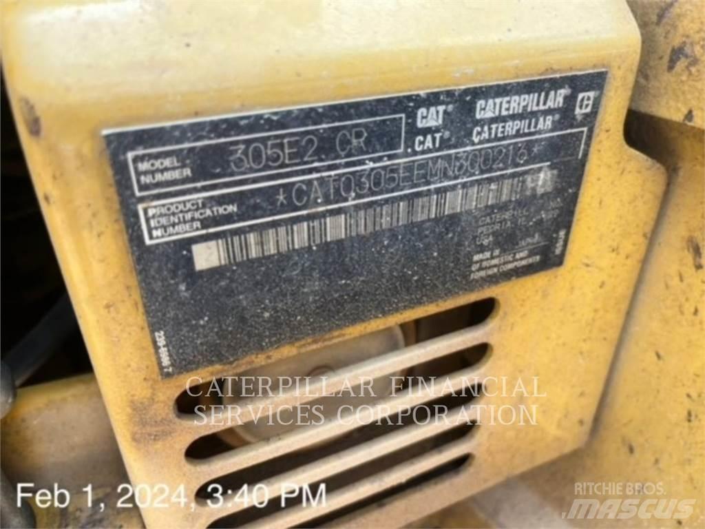 CAT 305E2CR Vikšriniai ekskavatoriai