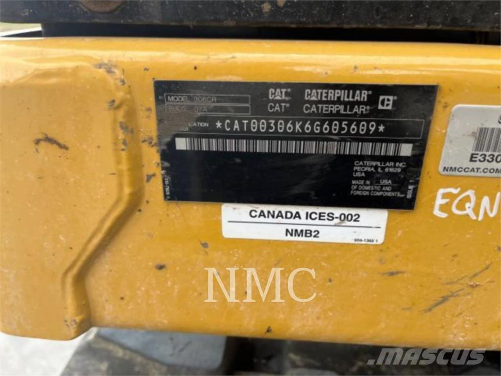 CAT 306 Vikšriniai ekskavatoriai