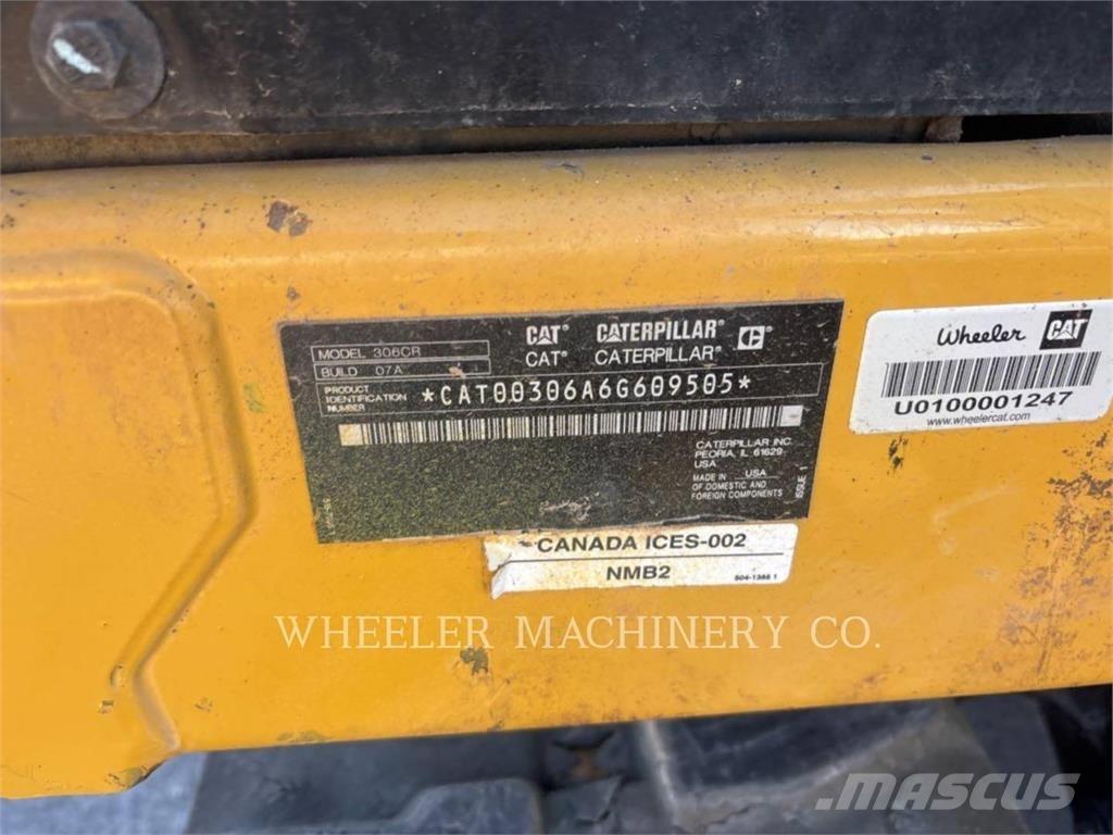 CAT 306 C3 TAQ Vikšriniai ekskavatoriai