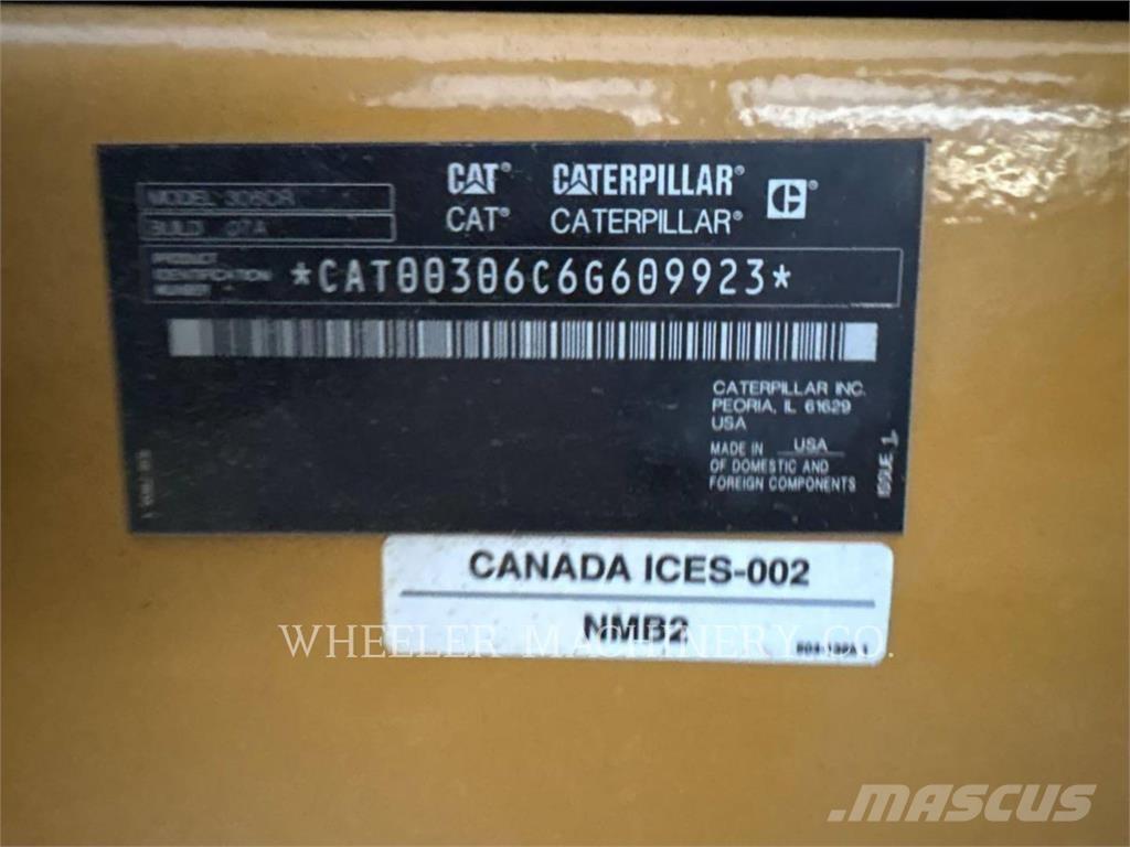 CAT 306 C3 THQ Vikšriniai ekskavatoriai