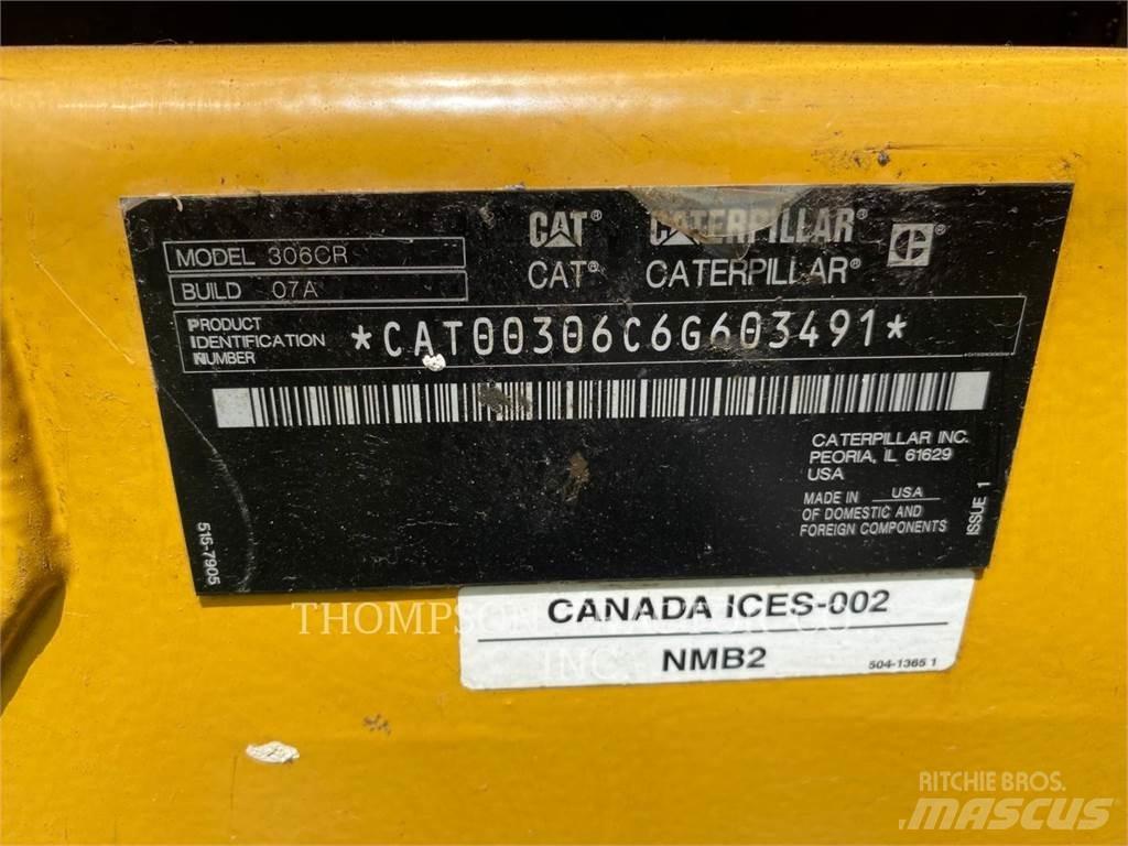 CAT 306CR Vikšriniai ekskavatoriai