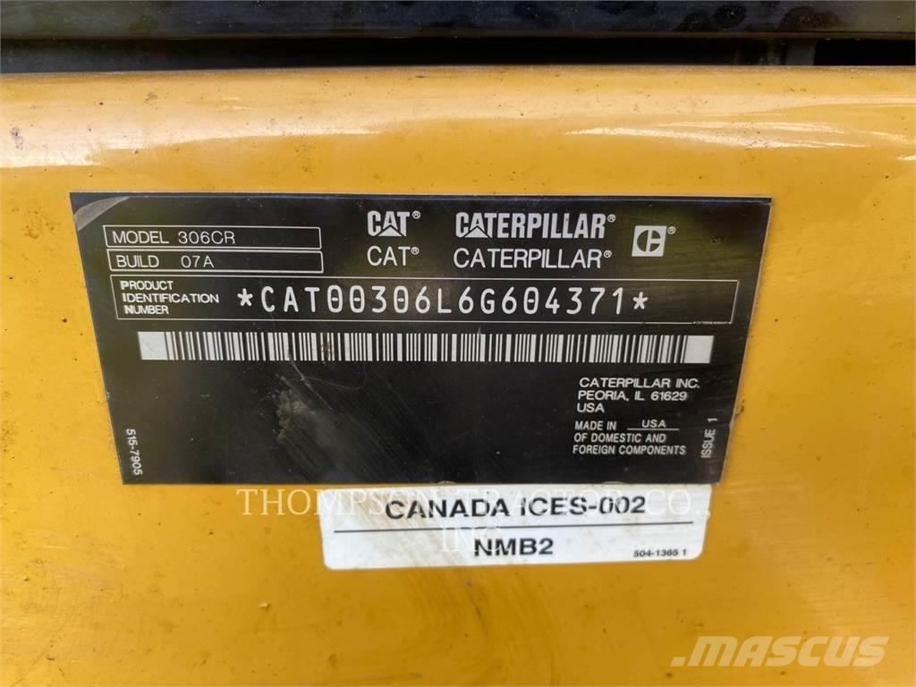 CAT 306CR Vikšriniai ekskavatoriai