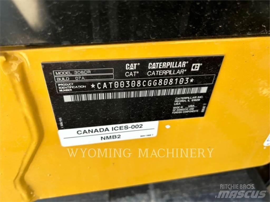 CAT 308 Vikšriniai ekskavatoriai