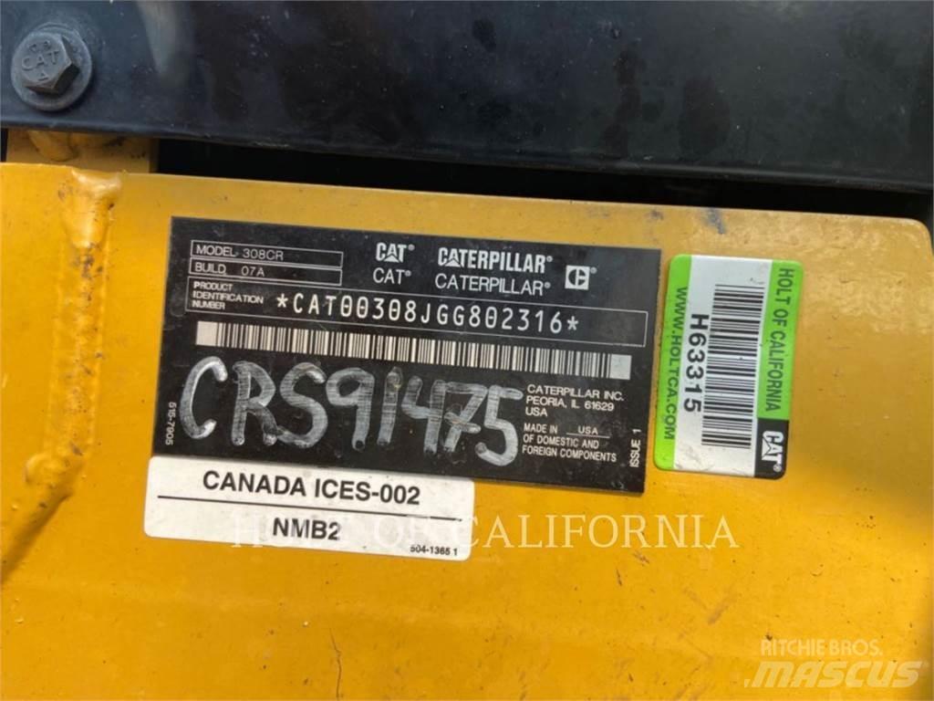 CAT 308 Vikšriniai ekskavatoriai