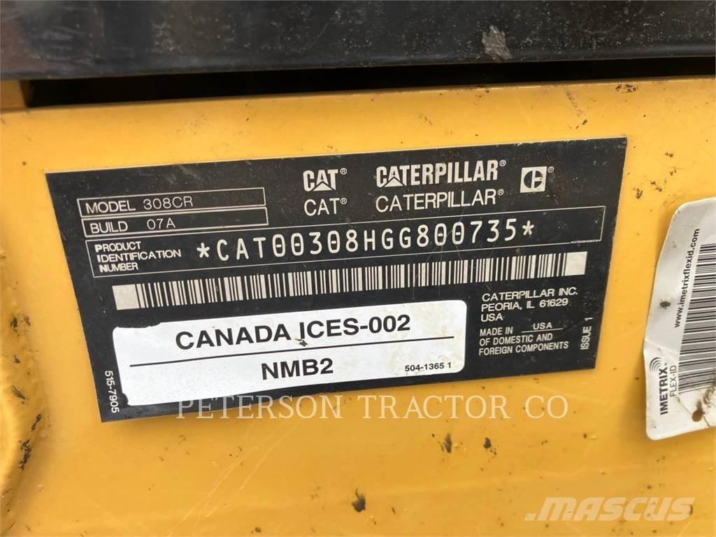 CAT 308 Vikšriniai ekskavatoriai