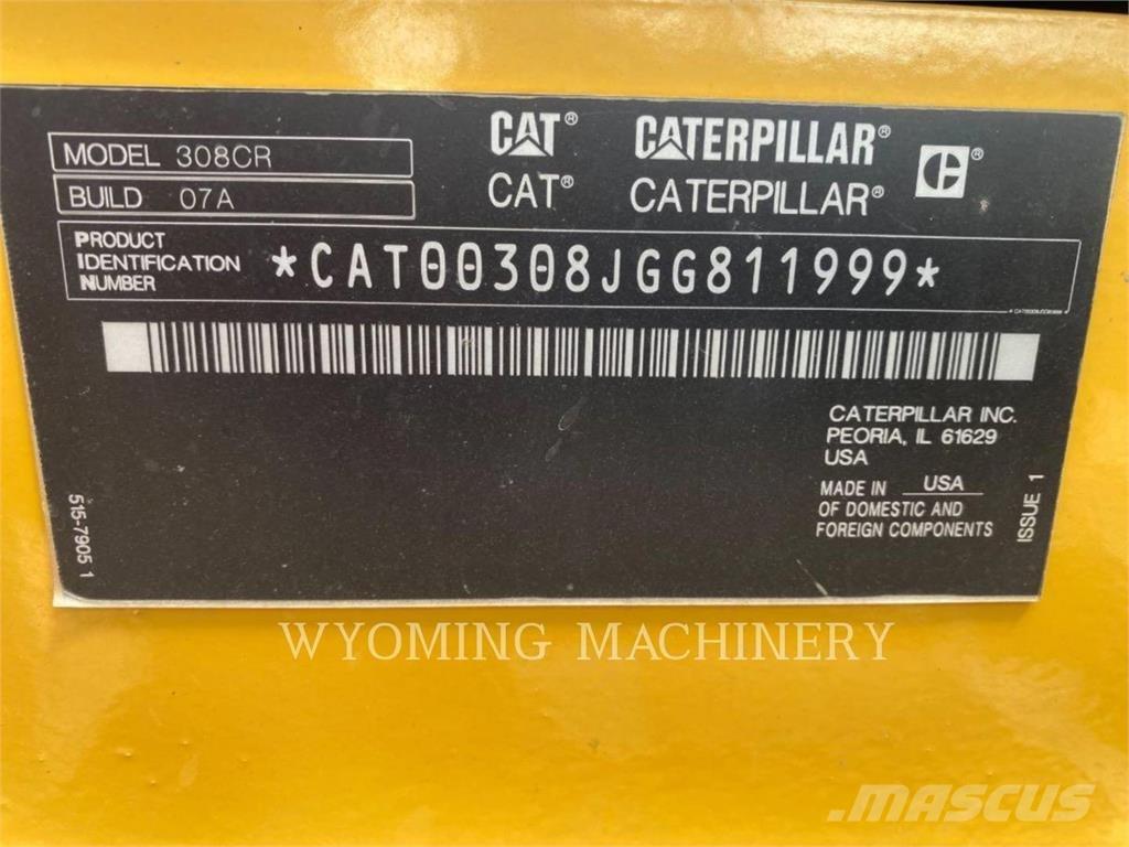 CAT 308 Vikšriniai ekskavatoriai