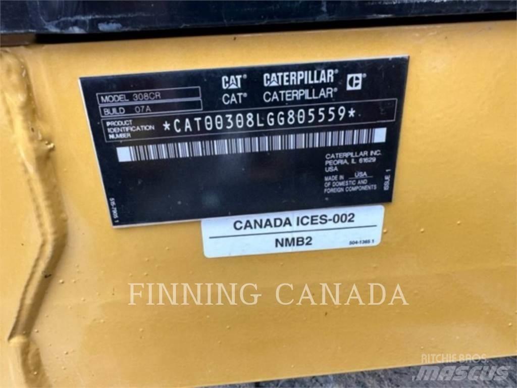 CAT 308-07 Vikšriniai ekskavatoriai