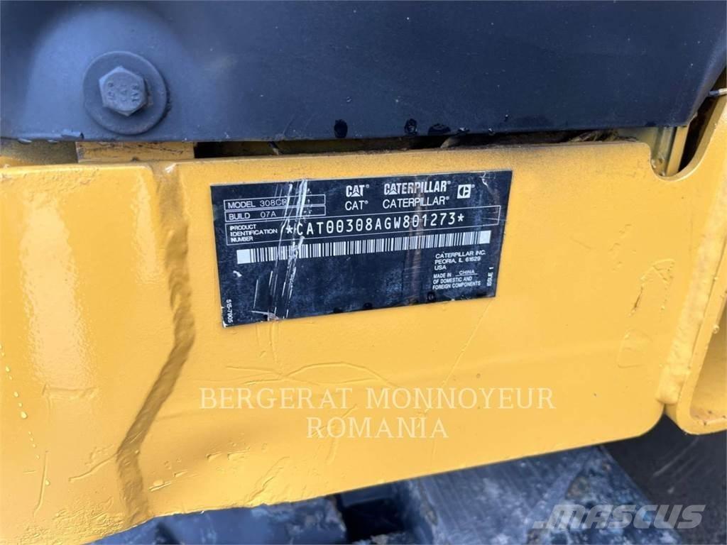 CAT 308-07CR Vikšriniai ekskavatoriai