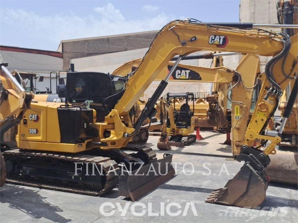 CAT 308 CR Vikšriniai ekskavatoriai