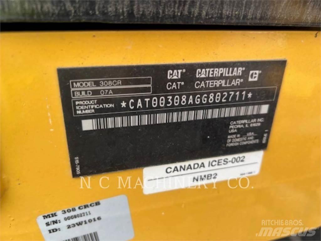 CAT 308 CRCB Vikšriniai ekskavatoriai