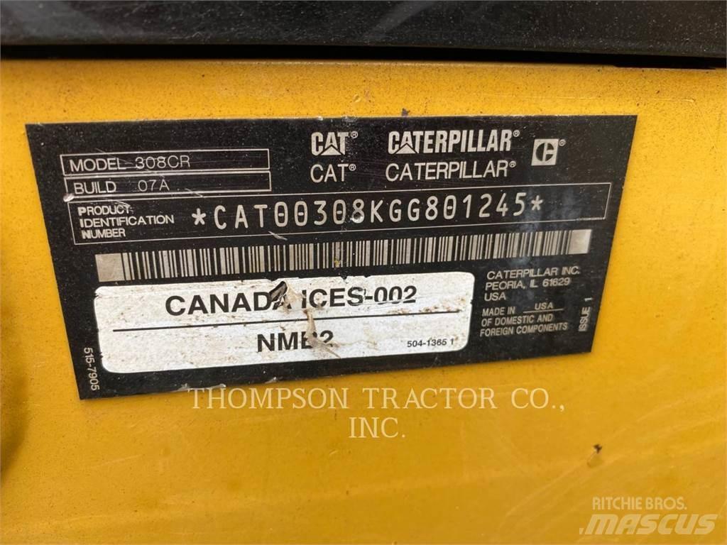 CAT 308CR Vikšriniai ekskavatoriai
