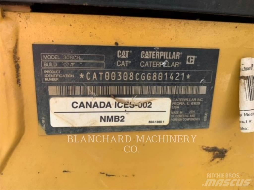 CAT 308CR Vikšriniai ekskavatoriai