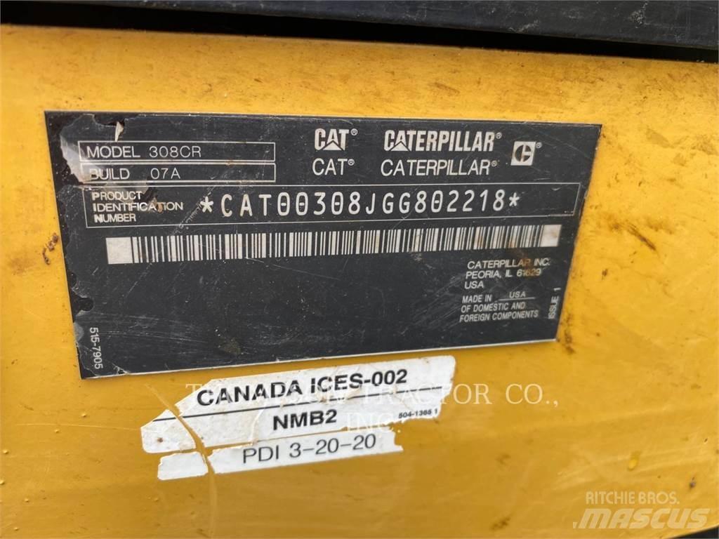 CAT 308CR Vikšriniai ekskavatoriai