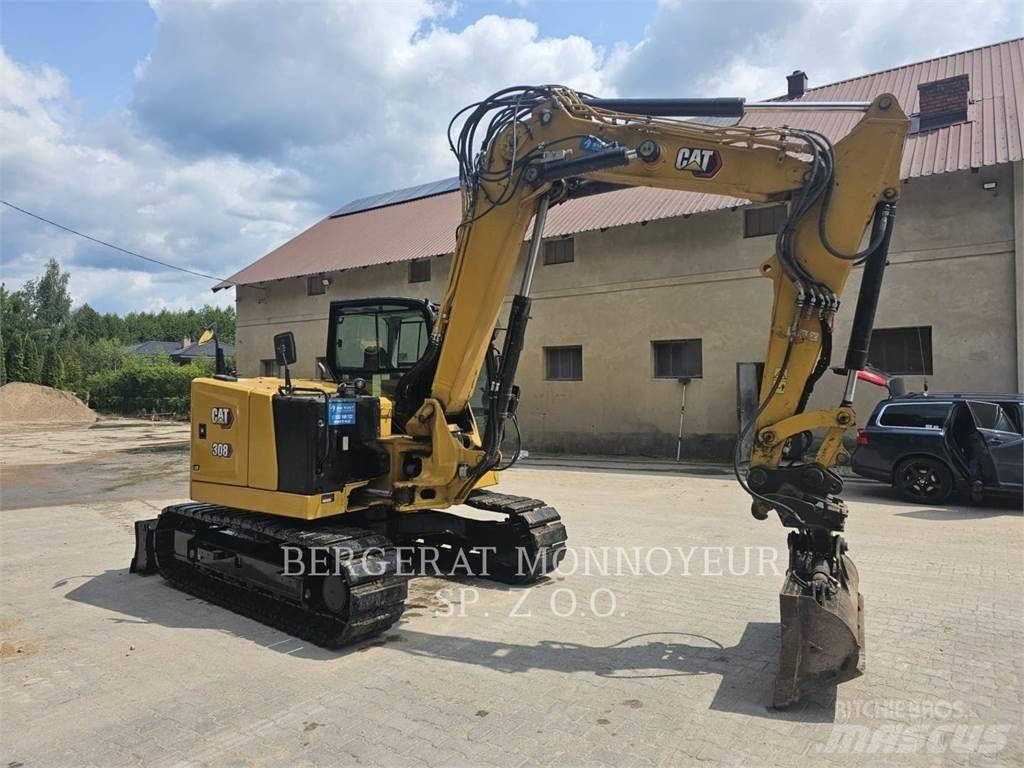 CAT 308CR Vikšriniai ekskavatoriai