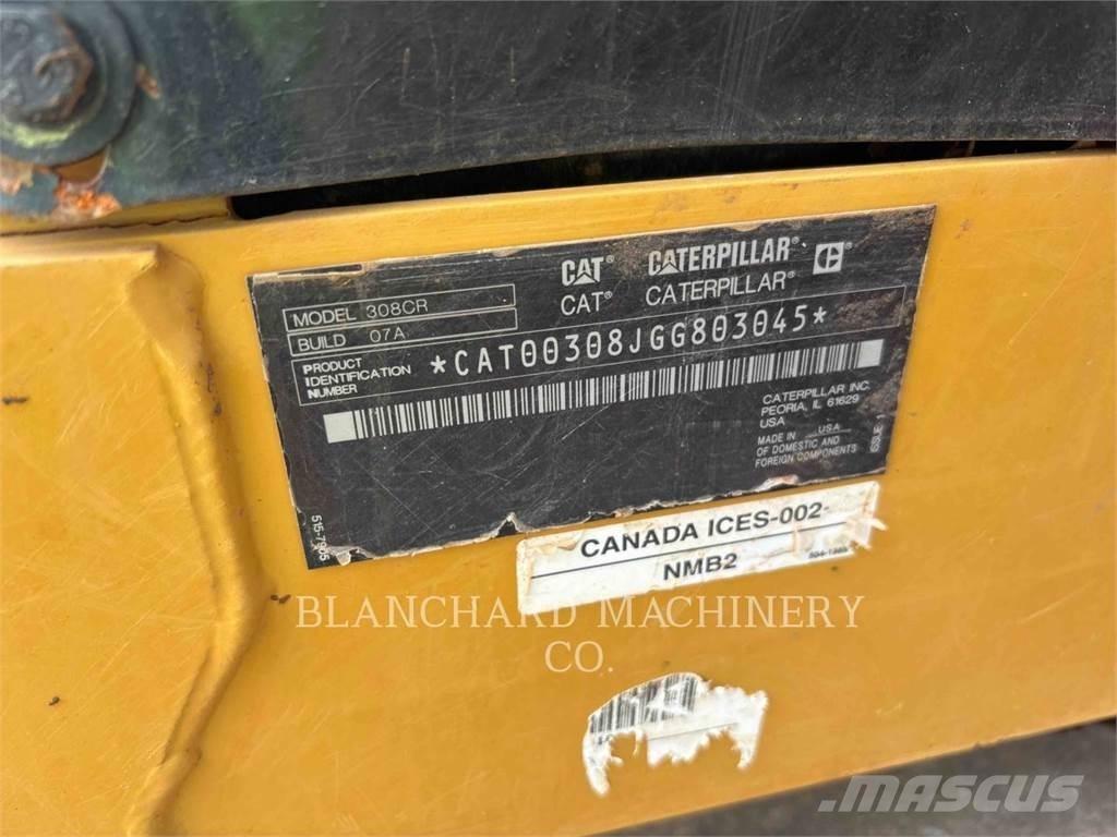 CAT 308CR Vikšriniai ekskavatoriai