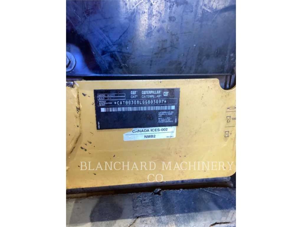 CAT 308CR Vikšriniai ekskavatoriai