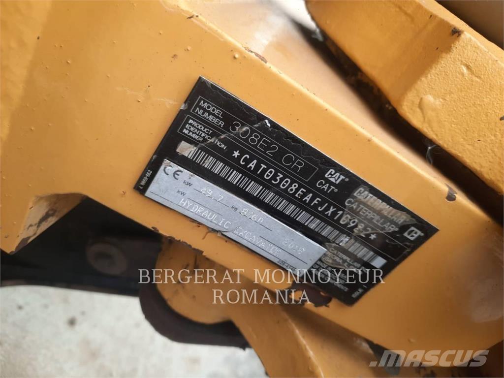 CAT 308E2CRSB Vikšriniai ekskavatoriai