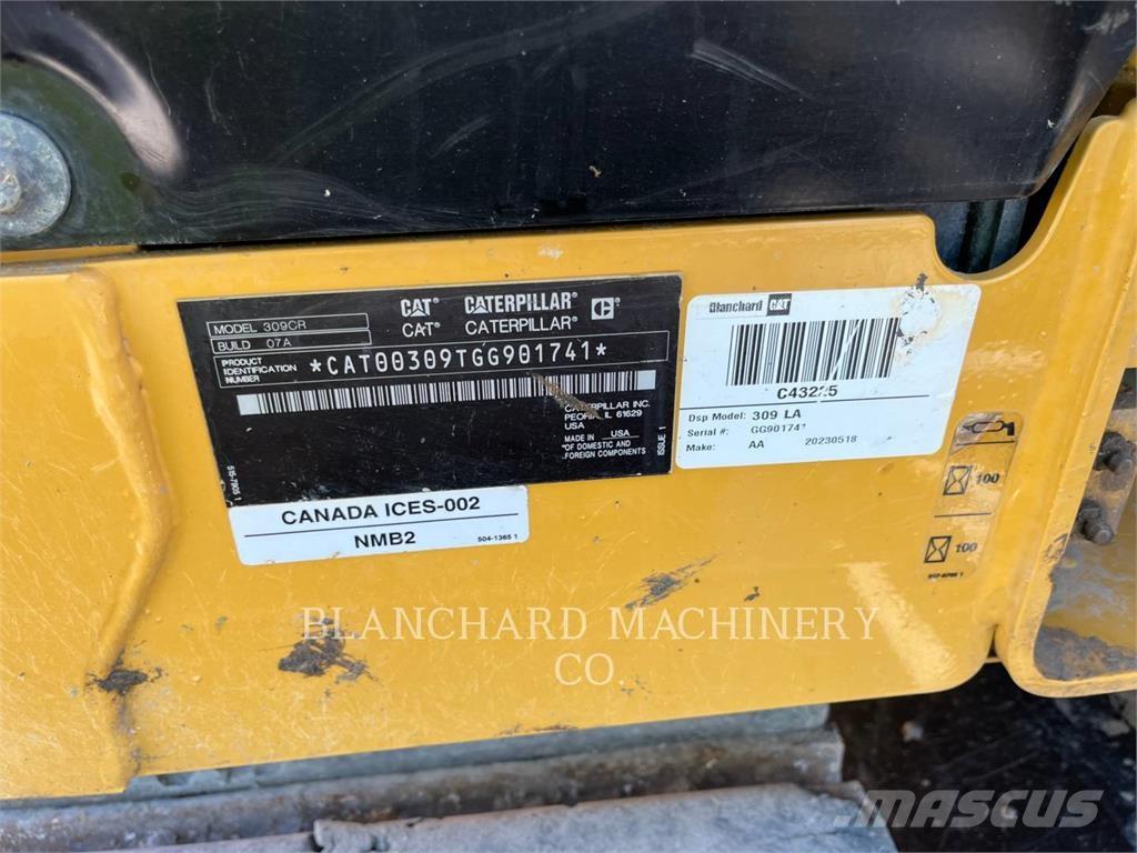 CAT 309CR Vikšriniai ekskavatoriai