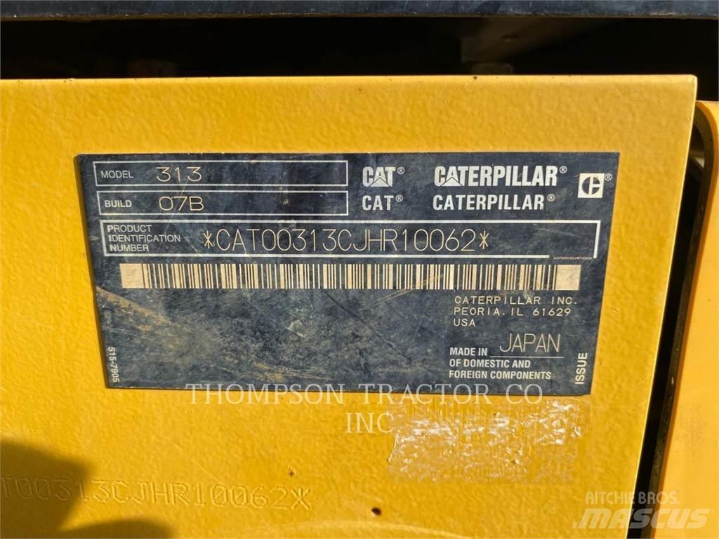 CAT 313 Vikšriniai ekskavatoriai