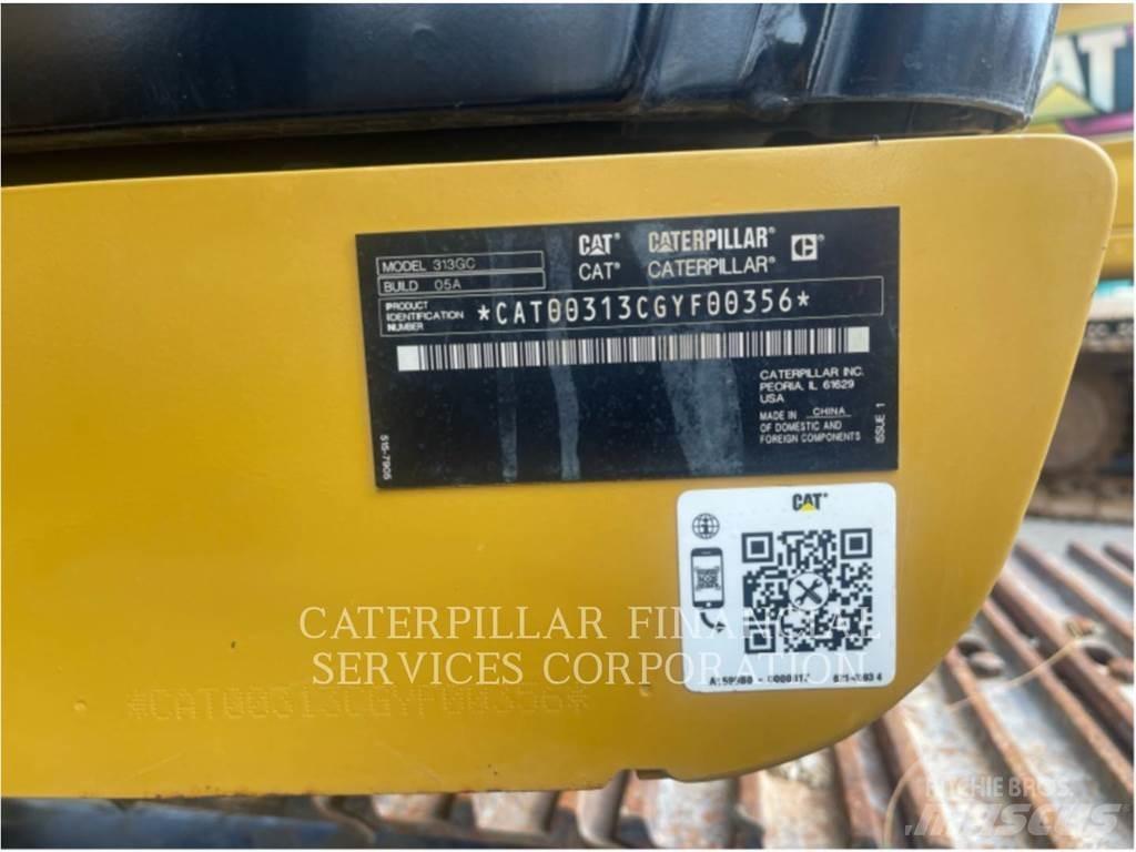 CAT 313-05GC Vikšriniai ekskavatoriai
