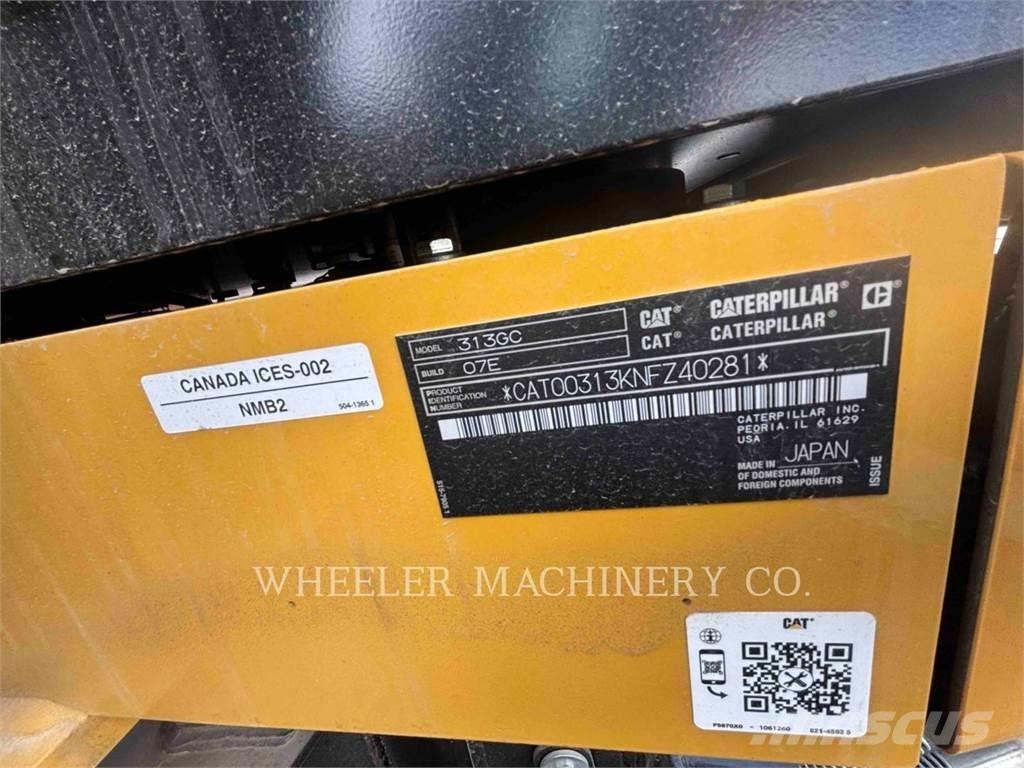 CAT 313 GC CF Vikšriniai ekskavatoriai