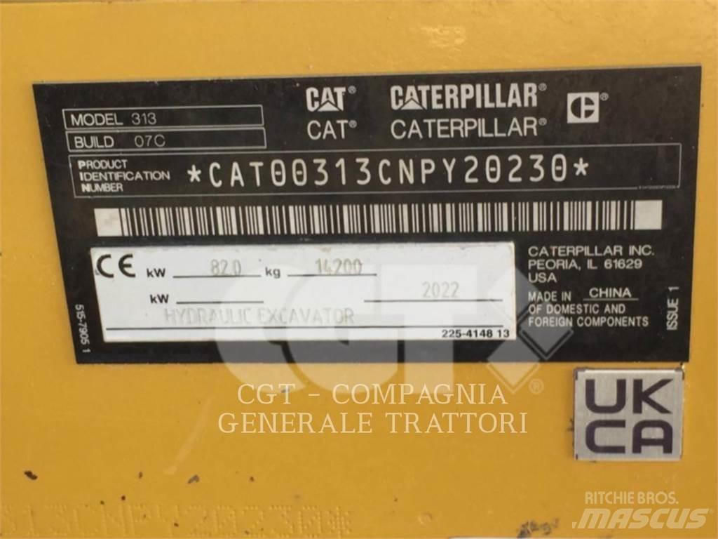 CAT 313 NG Vikšriniai ekskavatoriai