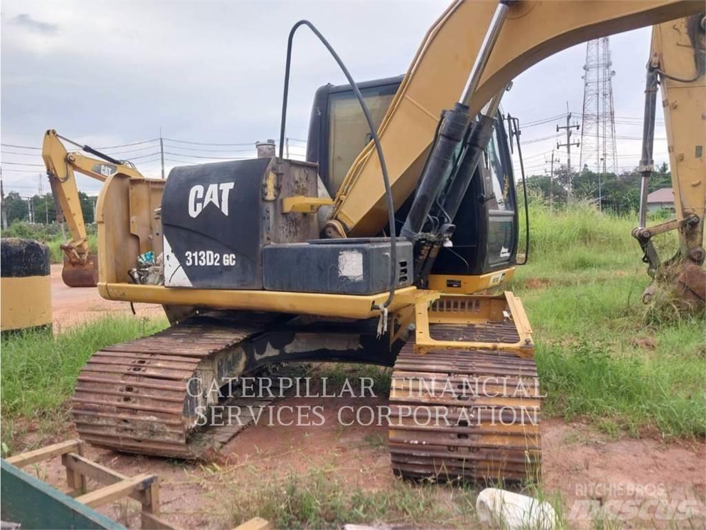 CAT 313D2GC Vikšriniai ekskavatoriai
