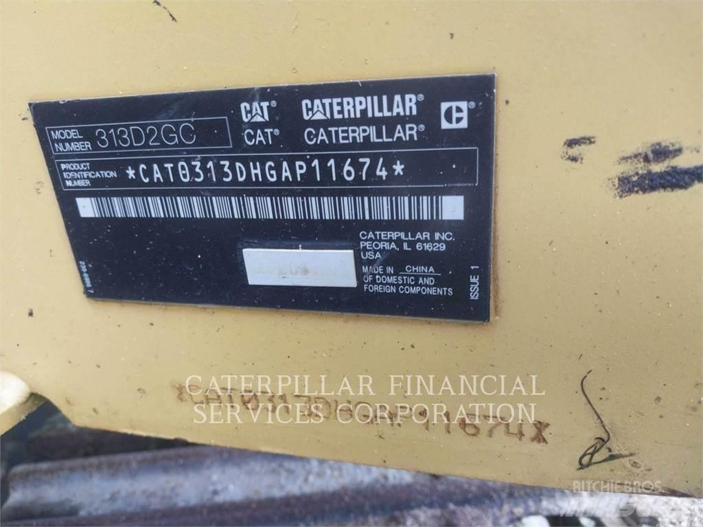 CAT 313D2GC Vikšriniai ekskavatoriai