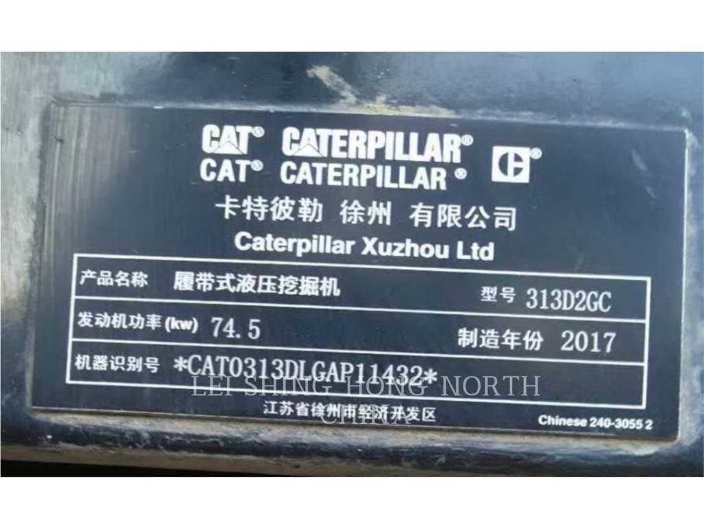 CAT 313D2GC Vikšriniai ekskavatoriai