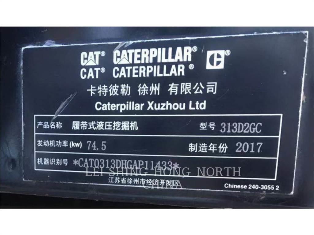 CAT 313D2GC Vikšriniai ekskavatoriai