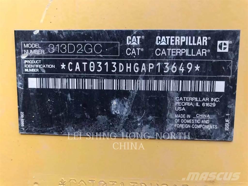 CAT 313D2GC Vikšriniai ekskavatoriai