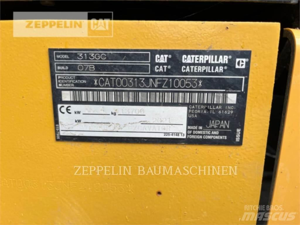 CAT 313GC Vikšriniai ekskavatoriai