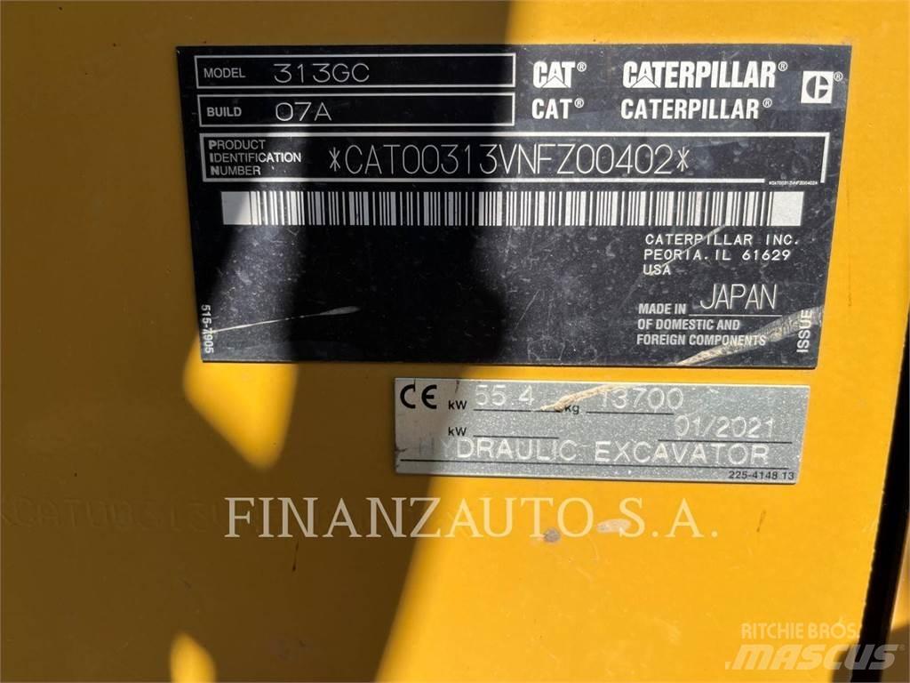 CAT 313GC Vikšriniai ekskavatoriai