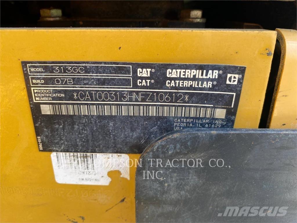CAT 313GC Vikšriniai ekskavatoriai