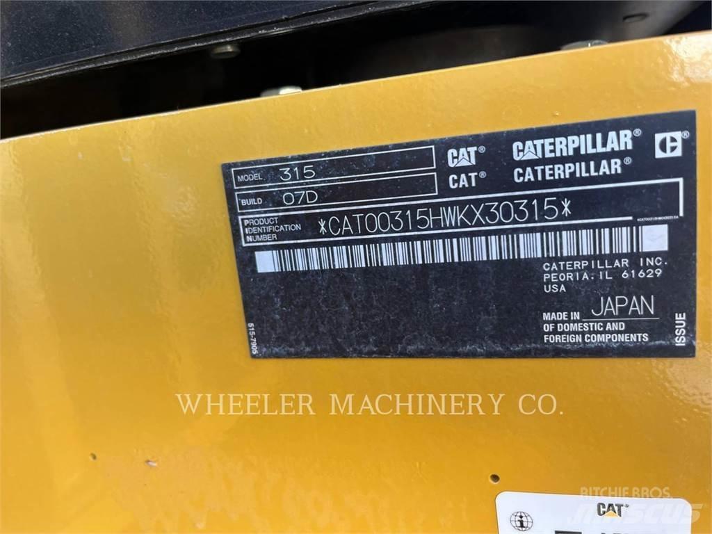 CAT 315 CF Vikšriniai ekskavatoriai