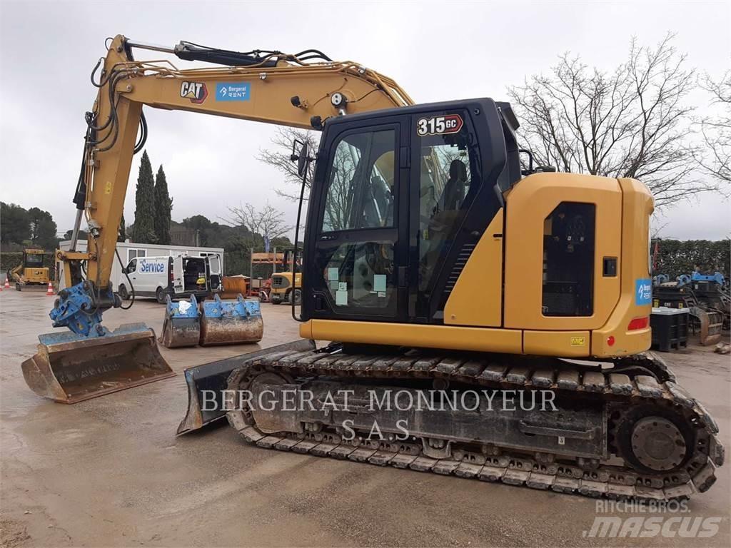 CAT 315 GC Vikšriniai ekskavatoriai