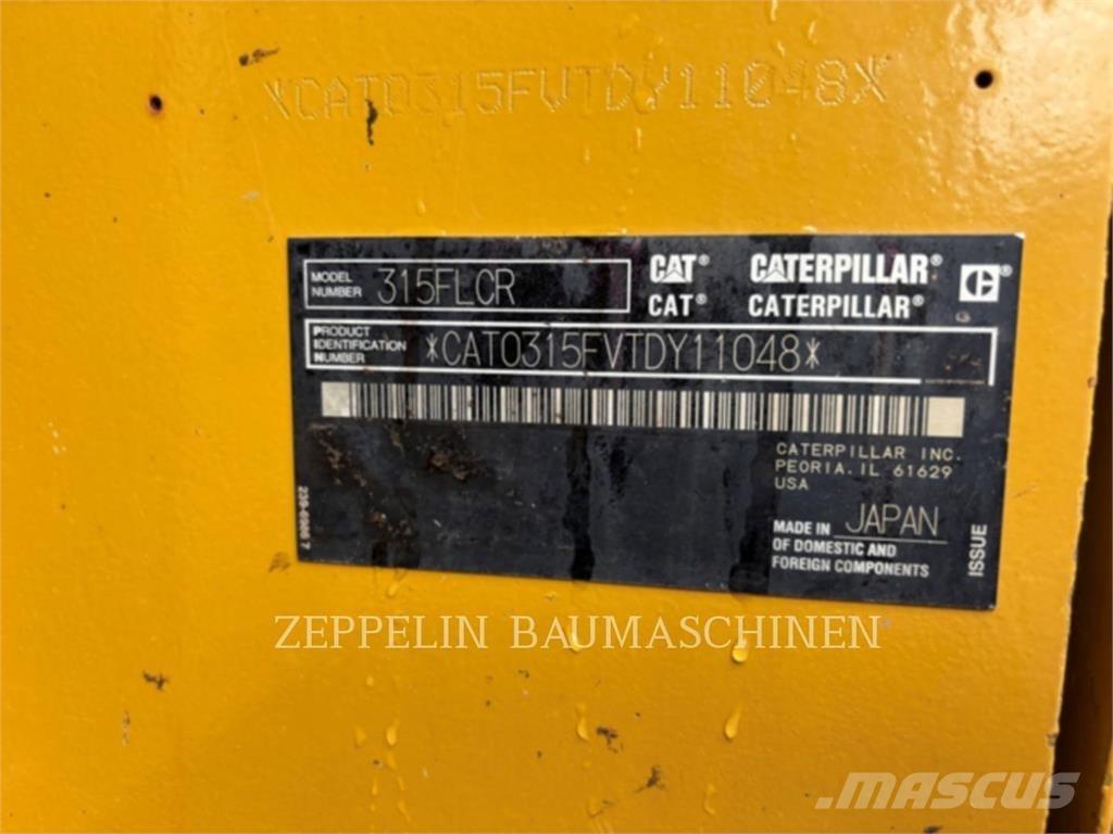 CAT 315FL Vikšriniai ekskavatoriai