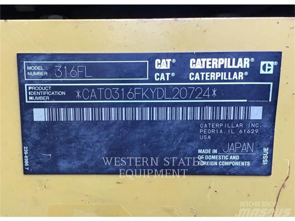 CAT 316F Vikšriniai ekskavatoriai