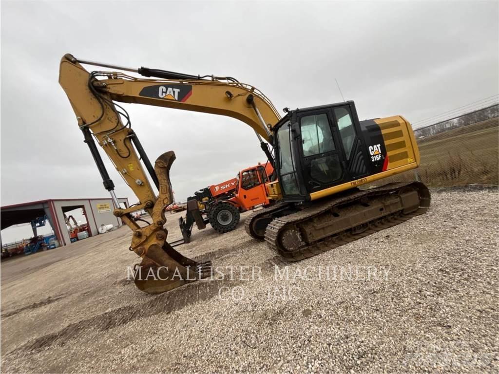 CAT 316FL Vikšriniai ekskavatoriai