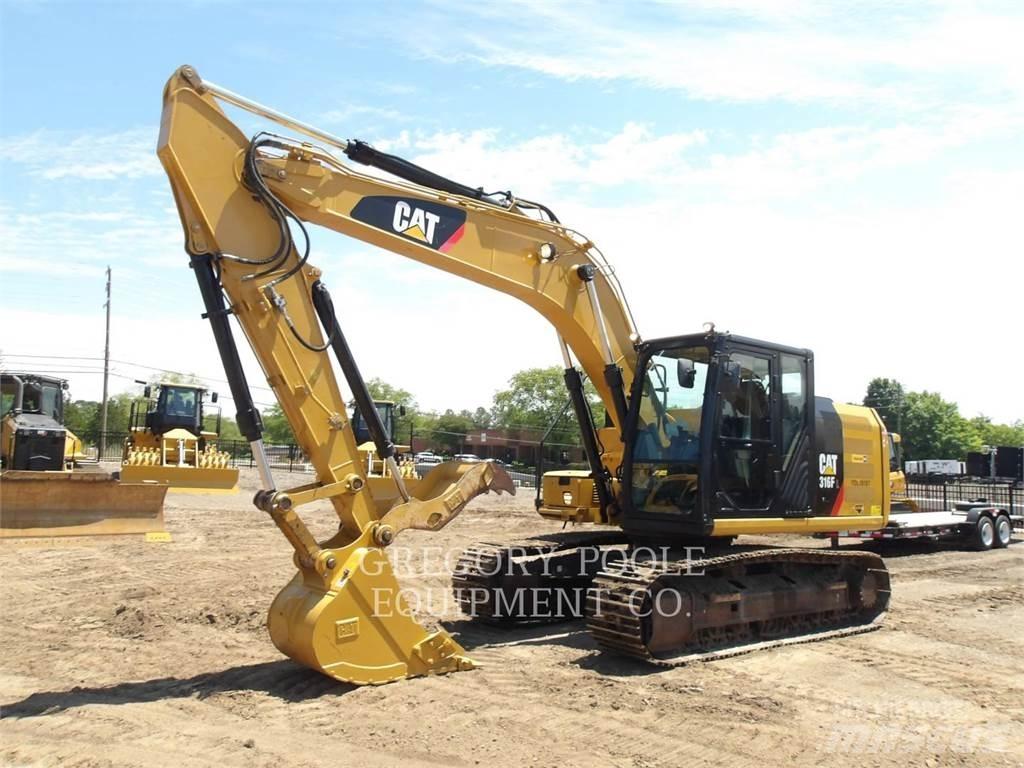 CAT 316FL Vikšriniai ekskavatoriai