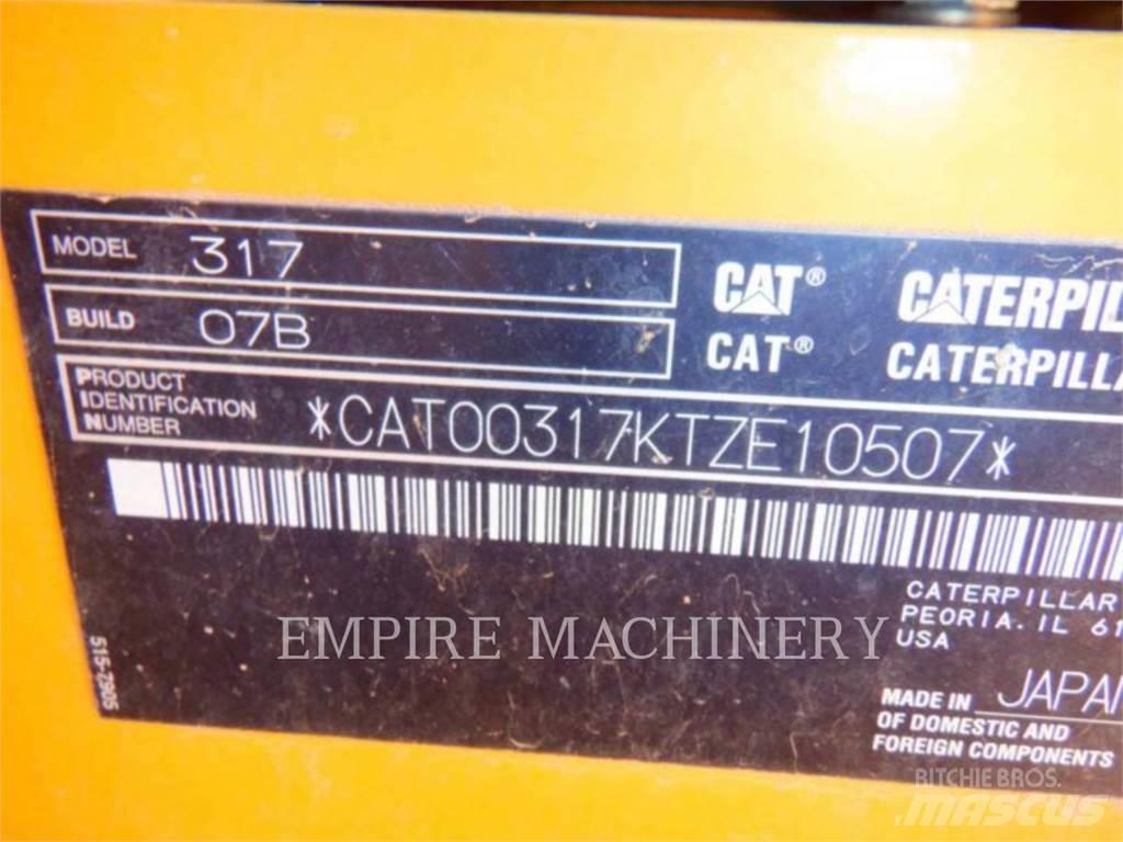 CAT 317-07 Vikšriniai ekskavatoriai